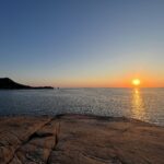 Tramonto visto dal campeggio